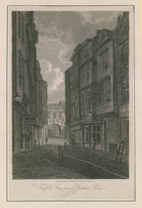 Temple Bar från Butcher Row av English School