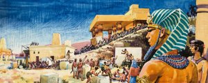 Tempelkonstruktion i Egypten av English School