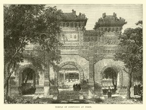 Konfucius tempel i Pekin av English School