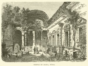 Dianatemplet, Nimes (gravyr) av English School