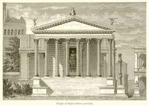 Temple of Jupiter Stator (restaurerad) av English School