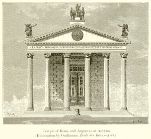 Tempel av Rom och Augustus vid Ancyra av English School