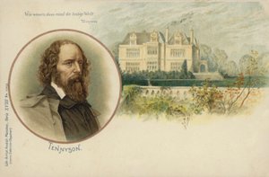 Tennyson (färg litho) av English School