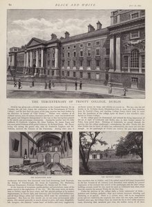 Tercentenary of Trinity College, Dublin, Irland (litho) av English School