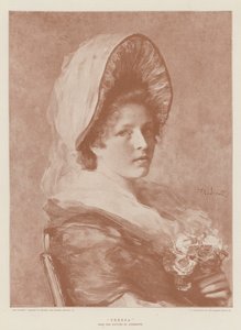 Teresa (färglitografi) av English School