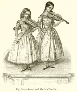 Teresa och Maria Milanollo av English School
