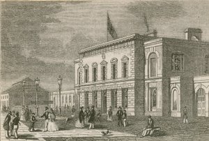 Ändpunkten för Blackwall Railway av English School