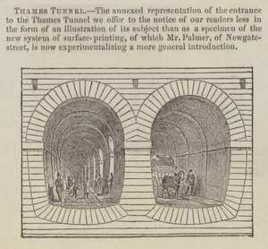 Thames Tunnel (gravyr) av English School