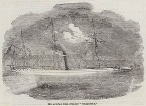 The African Mail Steamer "Forerunner" (gravyr) av English School