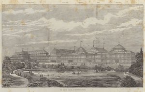 Albert Palace, vid Battersea Park (gravyr) av English School