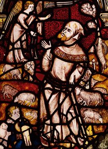 Bebådelsen till Joachim, 1340-50 av English School