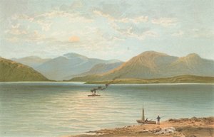 Ardgower-bergen från Ballachulish av English School
