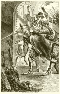 Gripandet av Guy Fawkes av English School