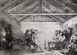 Arresteringen av Cato Street Conspirators den 23 februari 1820 av English School