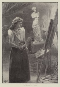 Konststudenten (litho) av English School