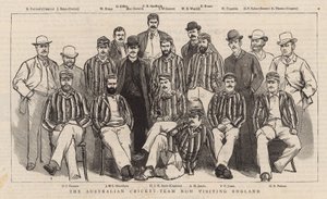 Det australiska cricketlaget besöker nu England av English School