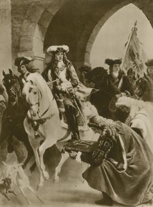 Den österrikiske prinsen som intog Belgrad (gravyr) av English School