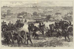 Höstkampanjen, Sir Charles Staveleys styrka attackerar Sir Hope Grants position på svinryggen (gravyr) av English School