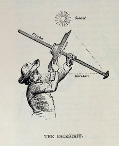 The Backstaff, från The Narrative and Critical History of America, redigerad av Justin Winsor, London, 1886 av English School