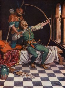 The Ballad of Robin Hood (färglitografi) av English School