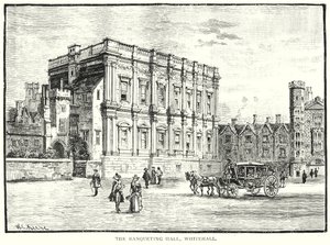 The Banqueting Hall, Whitehall (gravyr) av English School