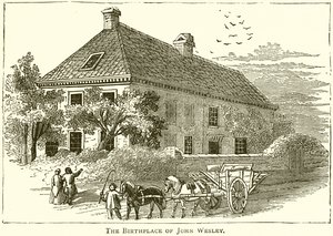 John Wesleys födelseplats av English School