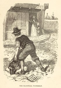 The Blackwall Waterman (gravyr) av English School