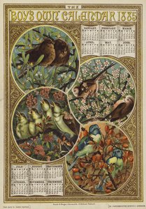 Pojkarnas egen kalender 1885 av English School