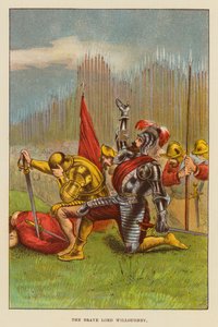 The Brave Lord Willoughby (färg litho) av English School