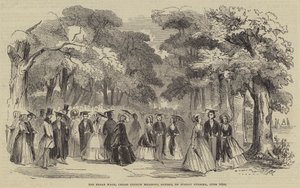 The Broad Walk, Christ Church Meadows, Oxford, på söndagskvällen av English School