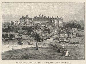 The Burlington Hotel, Boscombe, Bournemouth (gravyr) av English School