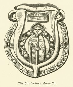 Canterbury Ampulla (gravyr) av English School