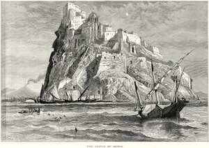 Slottet på Ischia (gravyr) av English School
