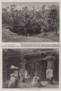 The Caves of Elephanta (gravyr) av English School