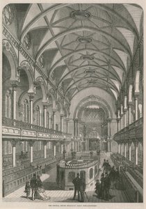 Den centrala judiska synagogan, Great Portland Street, London av English School