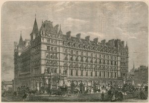 Charing-Cross järnvägsstation och hotell av English School