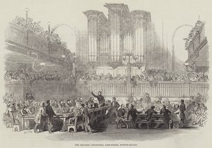 Chartistkonventionen, John-Street, Fitzroy-Square (gravyr) av English School