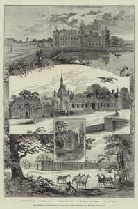 Chateau de Chantilly, nära Paris, residenset för Duc d