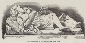 "The Children in the Wood," av John Bell (gravyr) av English School