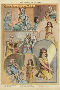 The Children of the Bible: The Ministering Child (chromolitho) av English School