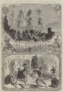 Julpantomimerna (gravyr) av English School