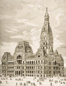 The City Hall, Chicago, c.1870, från 