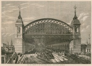 Stadsterminalen för South-Eastern Railway, Cannon Street, London av English School