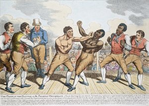 The Close of the Battle or the Champion Triumphant, publicerad 1811 av English School