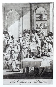 Kaffehusets politiker av English School