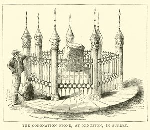 The Coronation Stone, i Kingston, i Surrey av English School