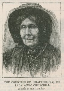 Grevinnan av Shaftesbury, född Lady Anne Churchill av English School