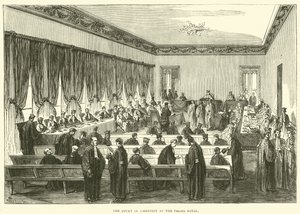 Kassationsdomstolen i Palais Royal, maj 1871 av English School