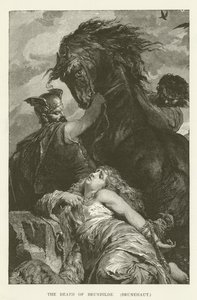 Brunhildes död, (Brunehaut) av English School