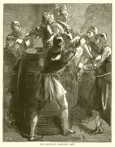 Clarences död, 1478 av English School